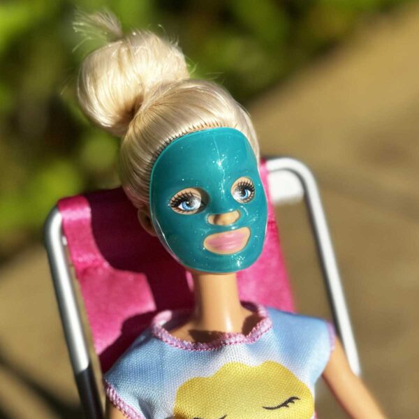 Barbie gezichtsmasker en slaapmasker multicolor set van 8